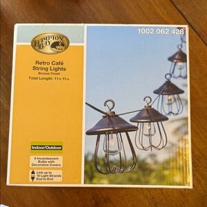 Hampton Bay Bronze Lantern String Lights